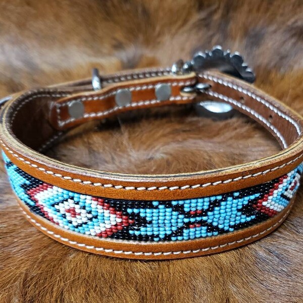 Beaded Dog Collar Etsy