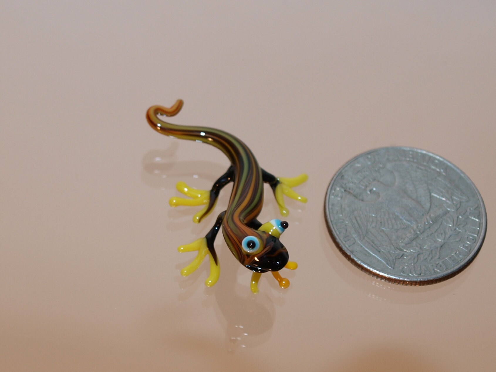 Glass lizard Glass animals Blown lizard Handmade lizard Etsy