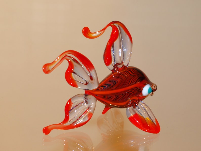 Glass fish Blown glass fish glass figurines Glass fish Etsy