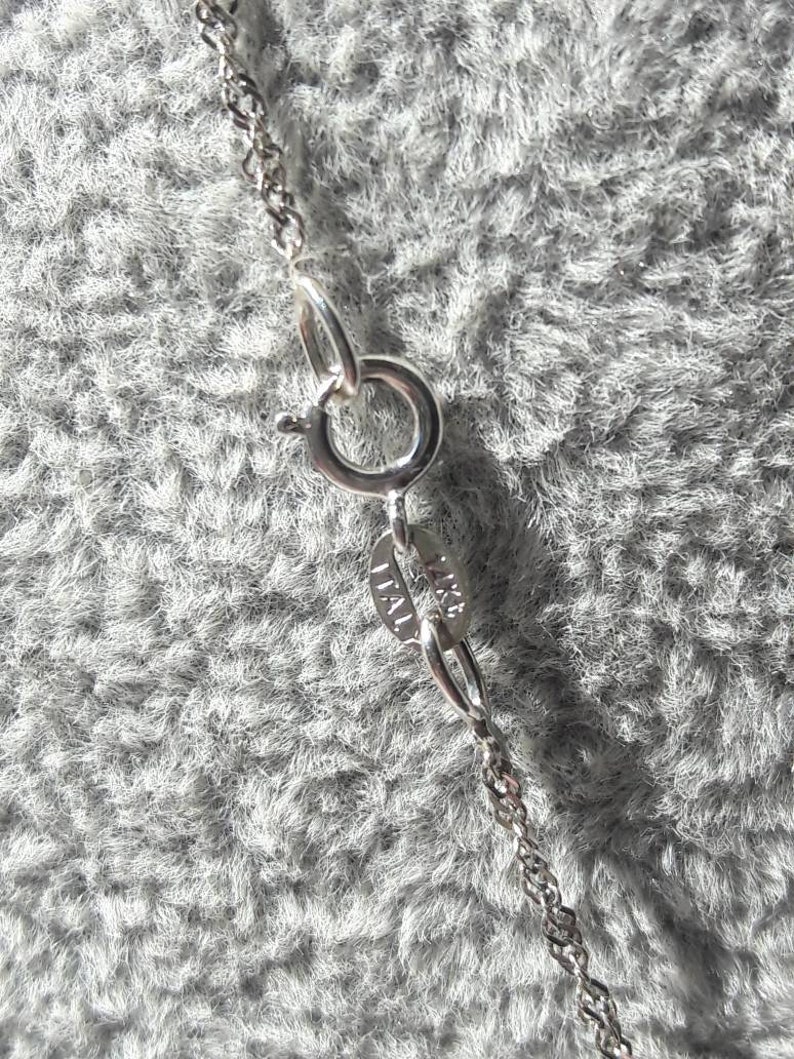 Beautiful Vintage Sterling Silver Exotic Tanzanite Necklace