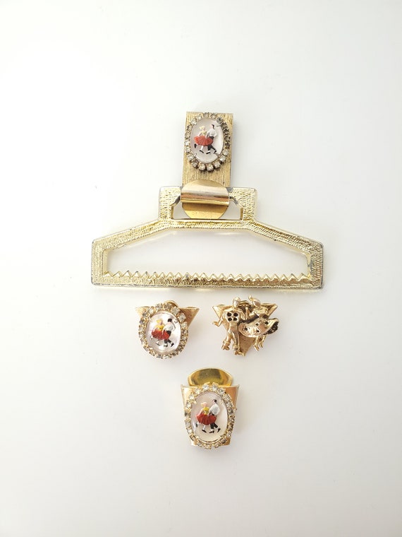 Vintage 1950's Square Dance Jewelry Pieces - image 1