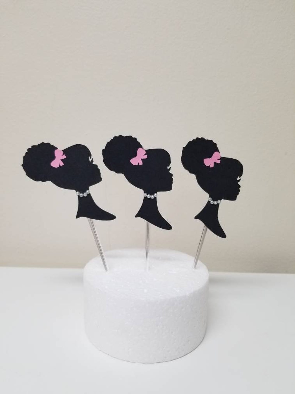 Afro Barbie Cupcake Toppersblack Barbie Cupcake Toppers Etsy