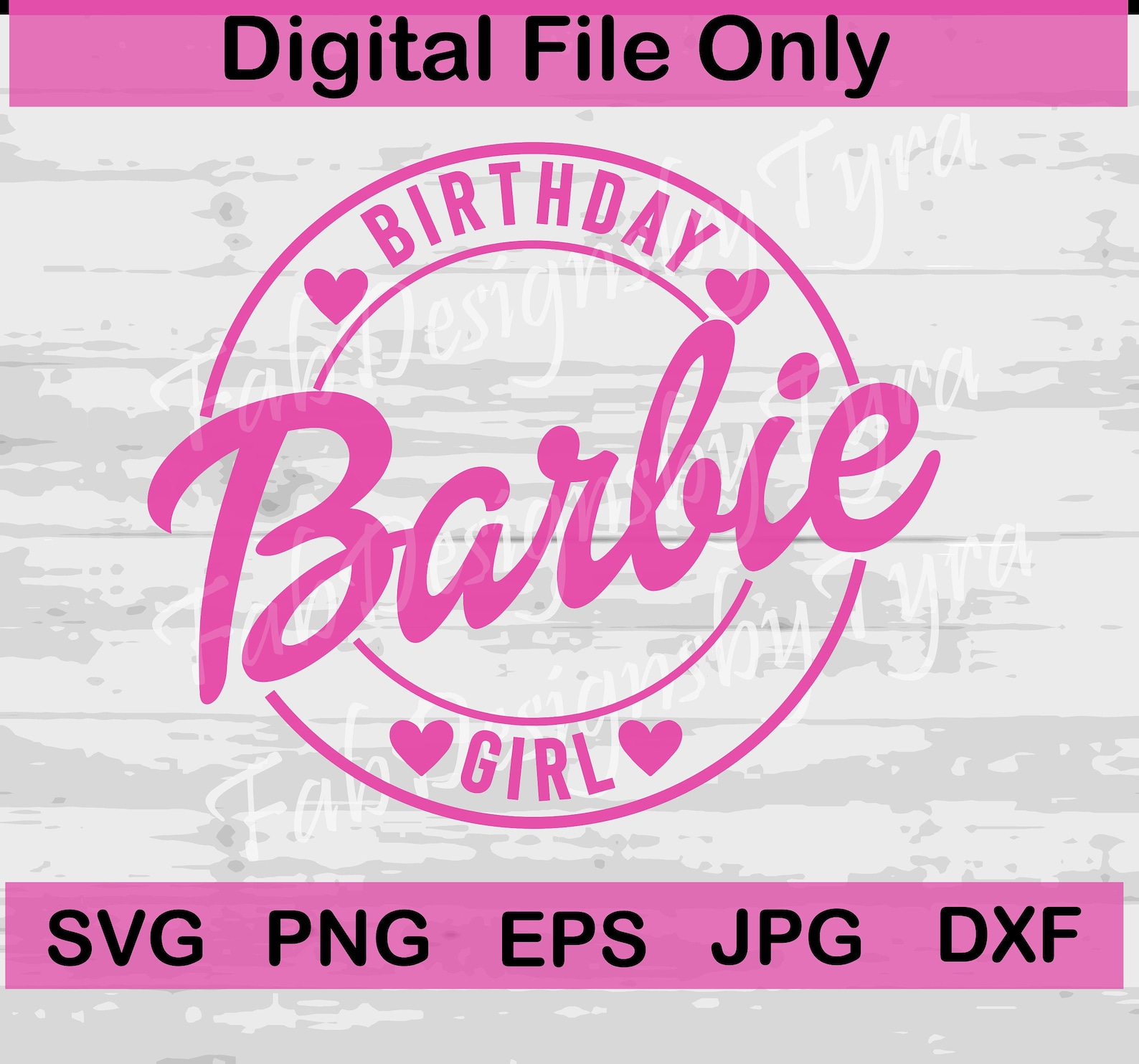 Lets go barbie birthday girl Barbie Logo Barbie SVG for | Etsy