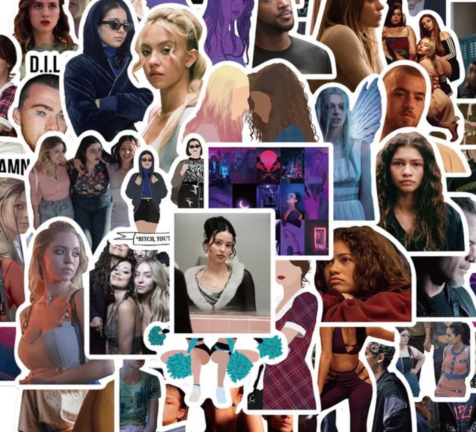 Euphoria Stickers 15 Count Mystery Pack Etsy