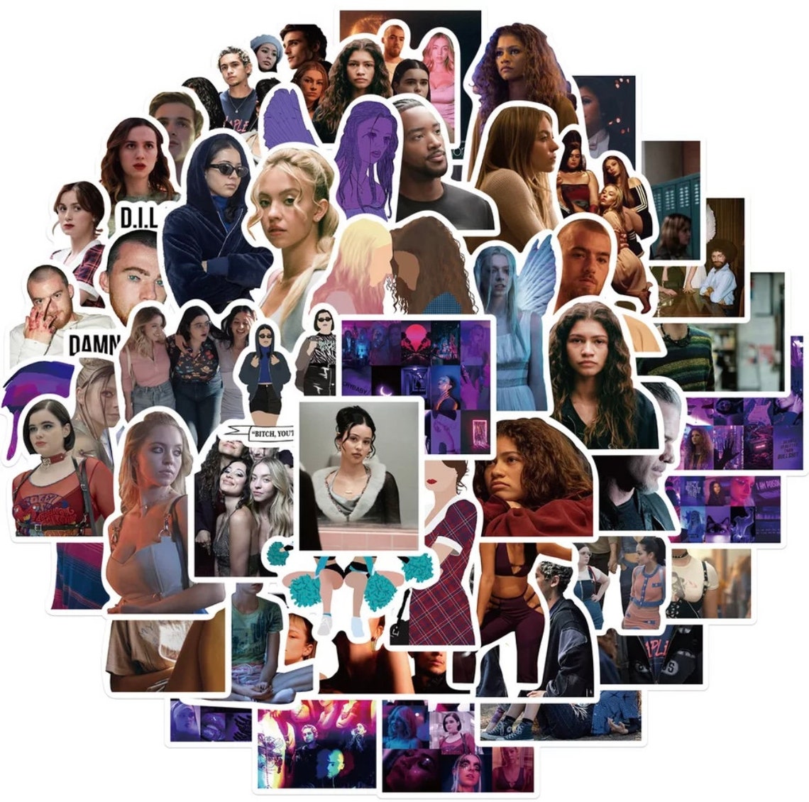 Euphoria Stickers 15 Count Mystery Pack Etsy