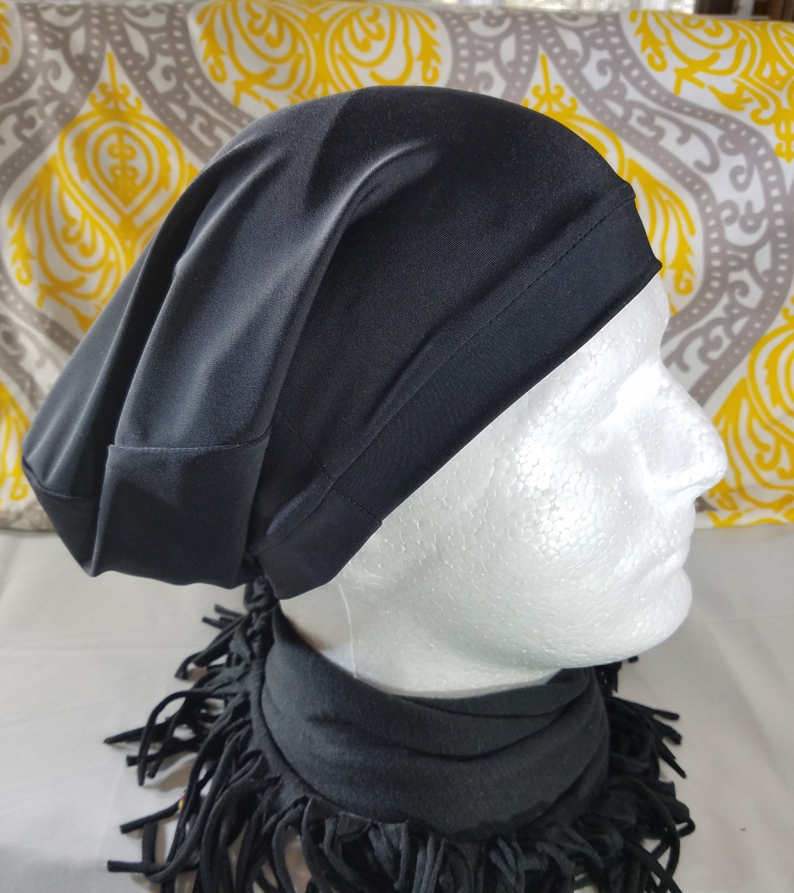 FEATHERS. Fashionable dreadlock cap. Daywear and sleep cap. Etsy