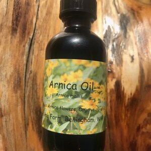Arnica massage oil - Arnica mollis