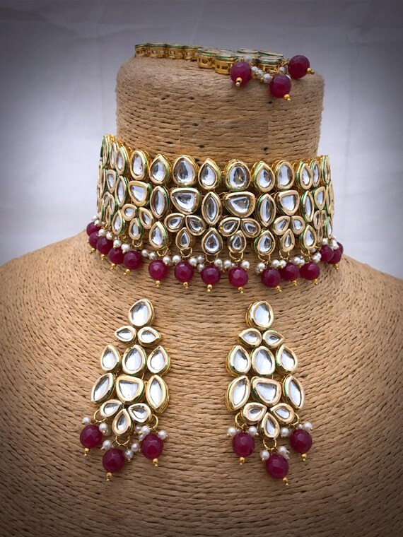 kundan choker necklace