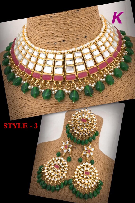 CHAUHAN COLLECTION Traditional Bollywood Gold Plated Unique Traditional Fashion Red Bangle Indian Party wear Jewelry