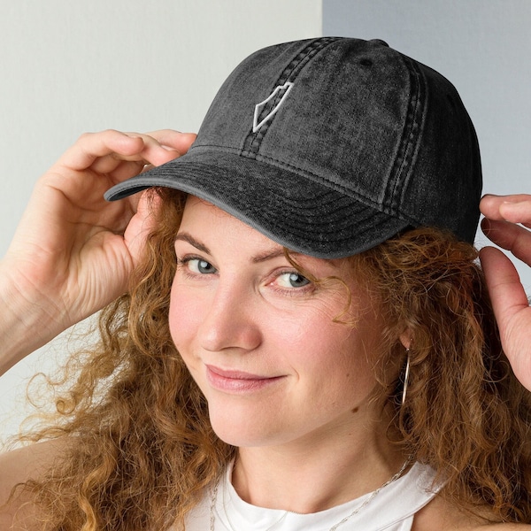Chapeau : Casquette Dad avec carte de la Palestine | Coton | Millésime | Carte des contours de la Palestine