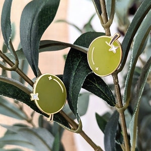 Green Olives Enamel Pin | food Pin | Palestine Pin | for bags, clothes, hats, lanyards