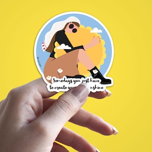 My Sunshine Sticker | Palestine, Lebanon, Syria, Egypt, Jordan, Iraq | Vinyl Decal | Arabic | Hijabi | Motivation | Positive Vibes Quotes