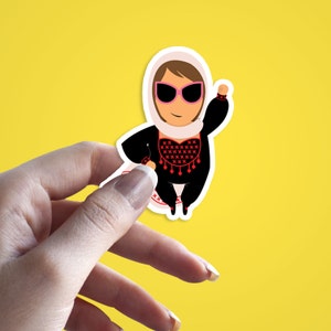 Super Teta Sticker, Palestine, Lebanon, Syria, Egypt, Jordan, Iraq, Turkey, Kuwait | Vinyl Decal |