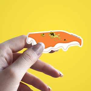Knafeh-stickers, Palestina, Libanon, Syrië, Egypte, Jordanië, Irak, Turkije, Koeweit | Foodie-stickers| Arabische snoepjes