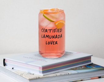 Certified Lamunada Lover 16 oz Glass