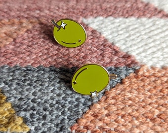 Olive Pin | Hard Enamel | Palestine Mediterranean food Fruits and Vegetables | for bags, clothes, hats, lanyards
