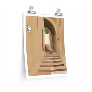 Print: Old City Jerusalem | Palestine Art Print | Palestinian Streets | Wall Decor