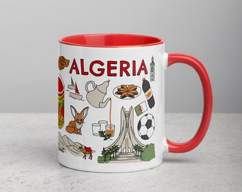 Algeria Mug | Arab Amazeigh | Algiers El Djazaïr | Middle East & North Africa Country Cup, Arab Heritage