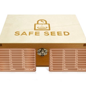 Safe Seed Kupfer 12-25 Word Recovery Passphrase Metall stempel KIT Cold Storage Bitcoin Bitcoin Monero Ledger Trezor KeepKey CryptoCurrency