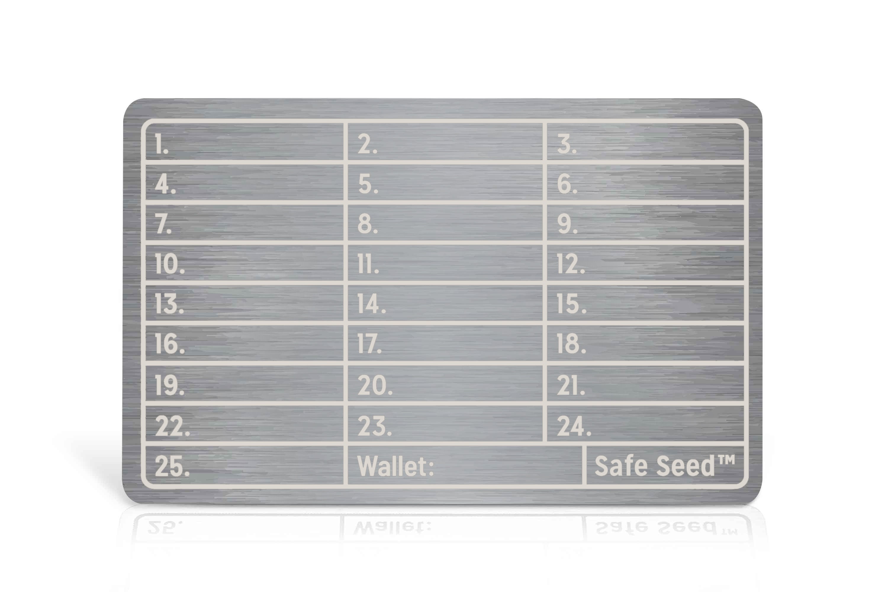 セーフシード チタン 12-25 ワード リカバリ パスフレーズ 金属スタンププレート コールドストレージ イーサリアム ビットコイン レジャー  Trezor KeepKey 暗号 - Etsy 日本 セーフシードスターターパック チタン、銅、ステンレススチールスタンププレート、電気ハンド ...
