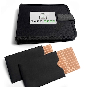 Safe Seed Copper 12-25 Word Recovery Passphrase Metal Stamp KIT W / Soft Case Cold Storage Ethereum Bitcoin Ledger Trezor KeepKey Crypto