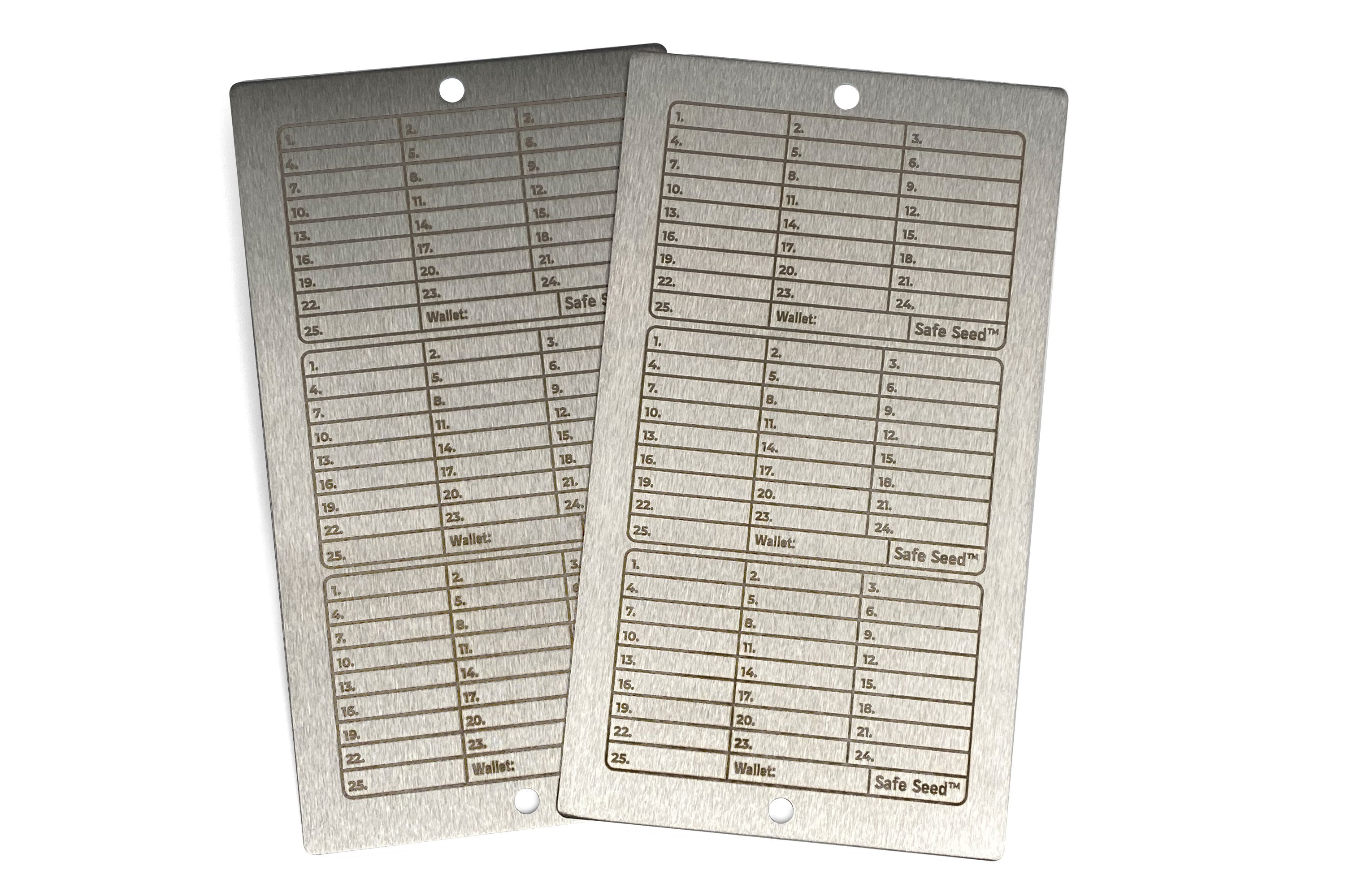 Cold Storage Crypto Wallet Safe Seed Crypto Recovery Passphrase Metal Book  Copper Edition W/ Stamp Kit Secure 12-25 Word Seed Phrase Ledger Trezor  Keep Key Stamp Seed Titanium Kit