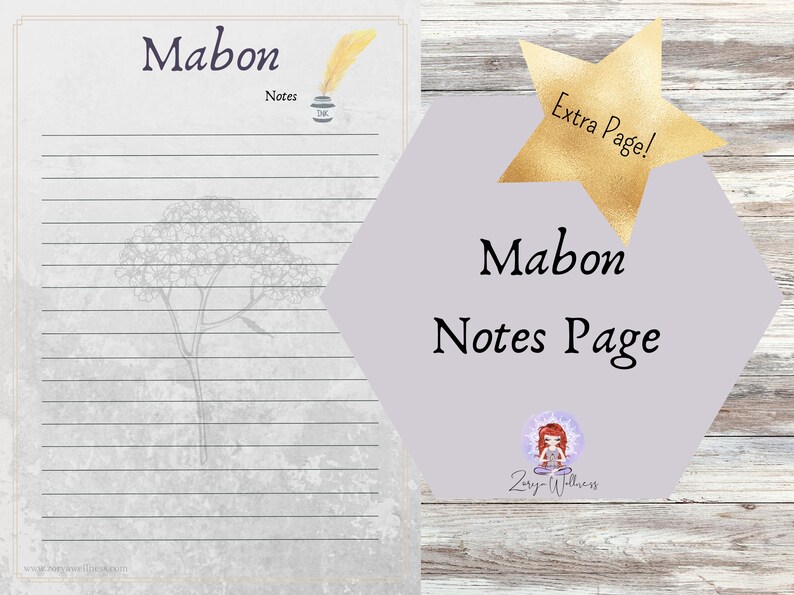 Mabon Printable Guide: Wheel of the Year Grimoire Pages Book - Etsy