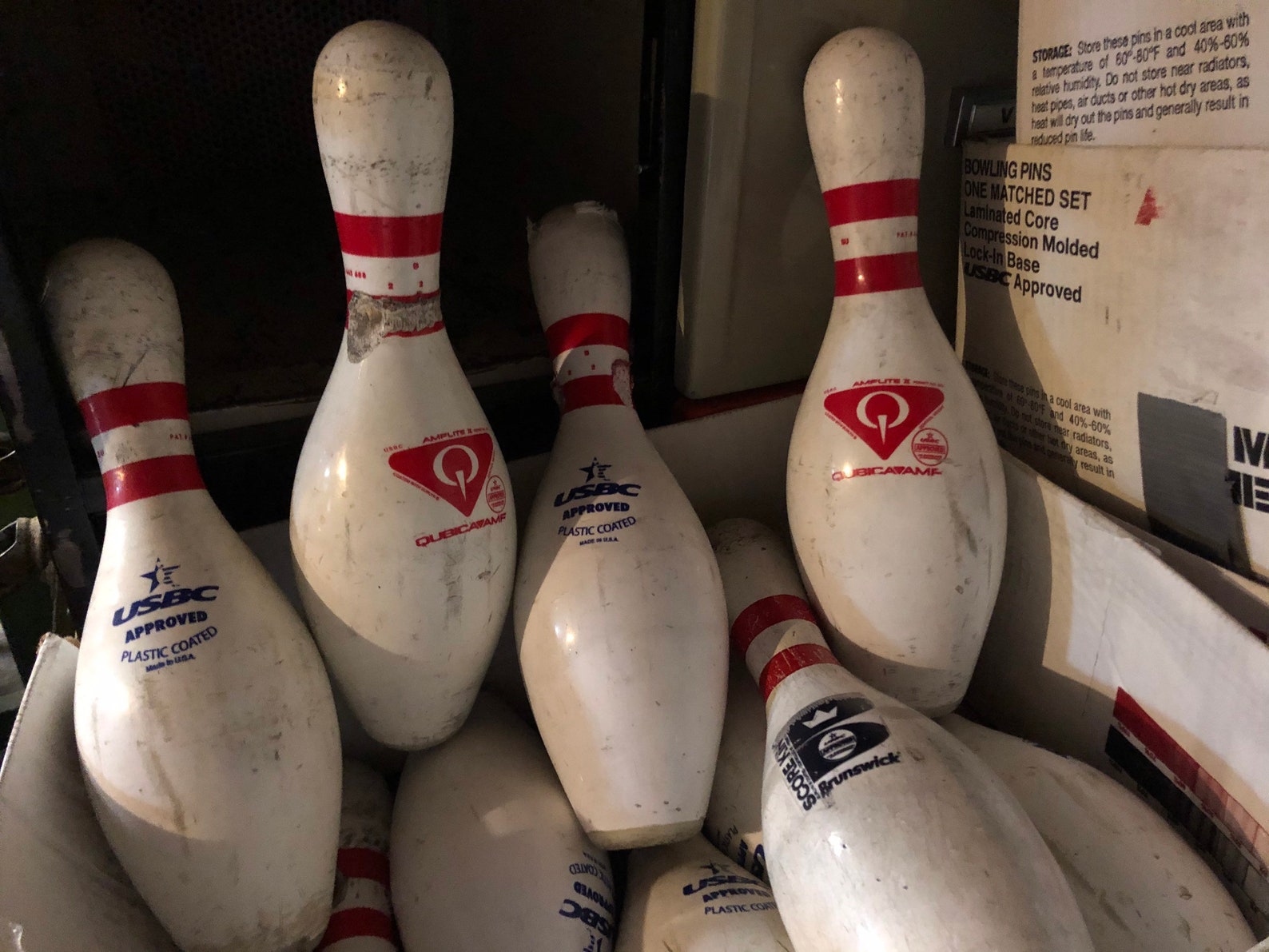 1Regulation Bowling Pin. Used in a bowling center for several Etsy