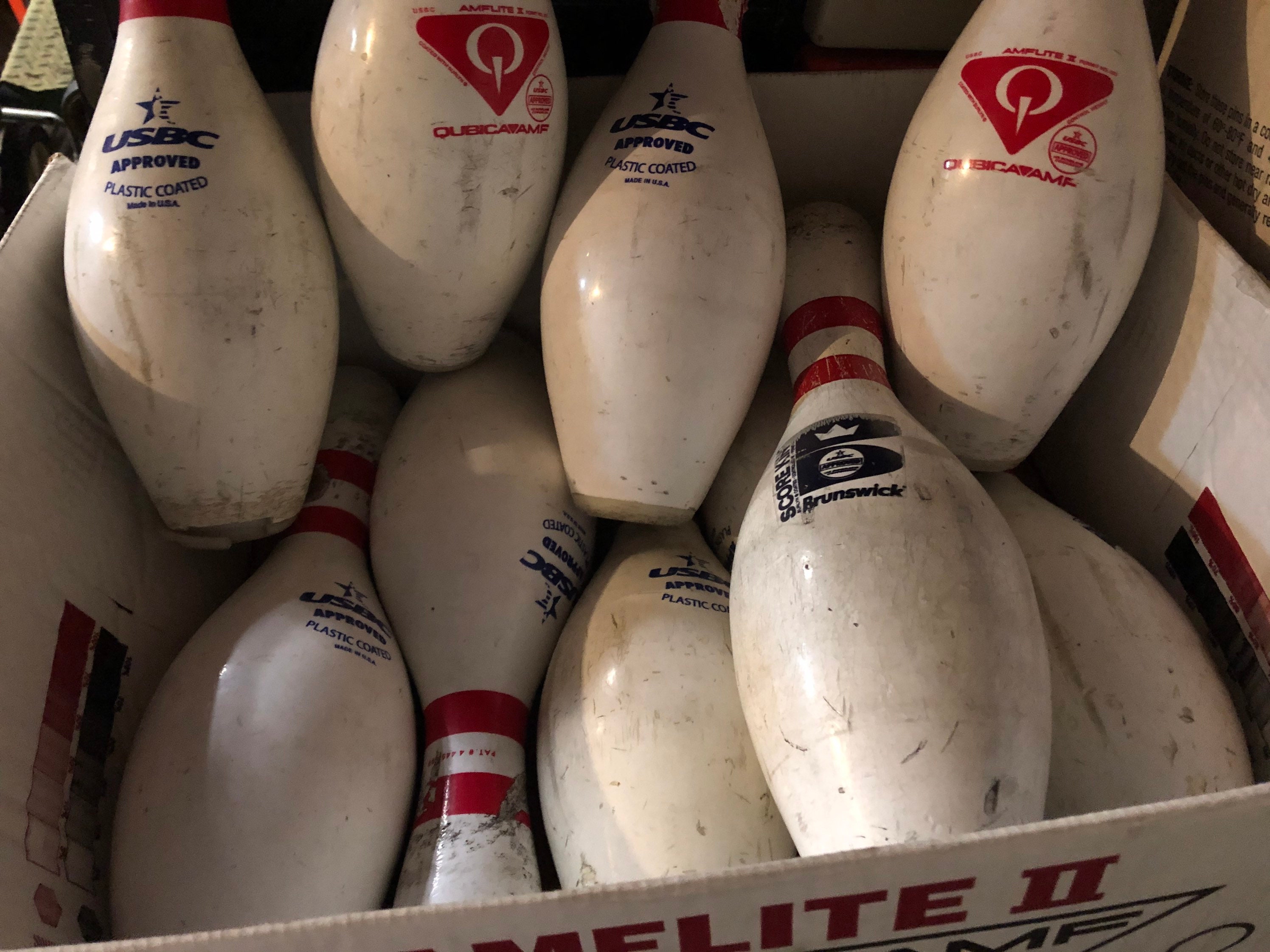 1 Case 10 Total of Real Authentic Used Bowling Pins Etsy
