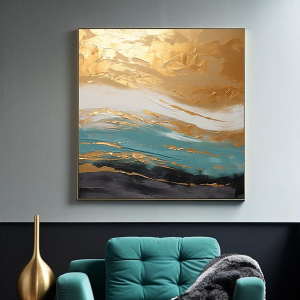Abstract Gold and black painting, Wall Art Digital Printable, Hotel Ambiance, Elegant Design, Artistic Touch, wall art, wall decor, digital