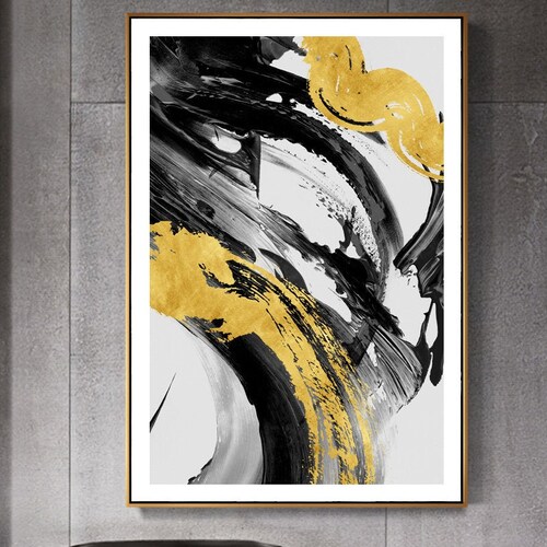 Burgundy and Gold Abstract Printable Wall Art Modern - Etsy