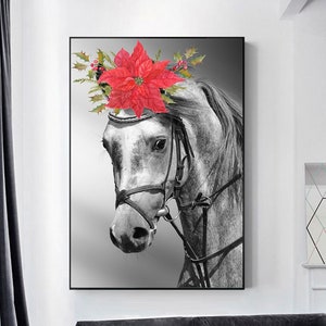 Printable arabian horse print, horse wall art, horse gifts, horse decor, wall art, art print, farmhouse decor, rustic home decor, home decor