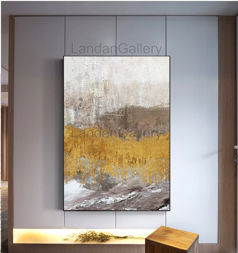 Printable Wall Art Trend Gallery Art Abstract Painting Gold Etsy