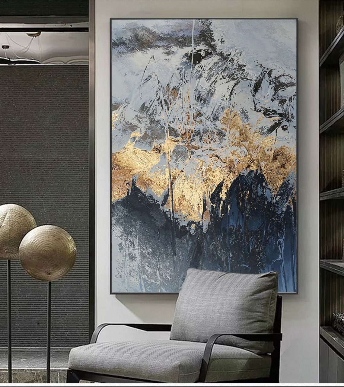 Abstract Extra Large Wall Art Mountain Print Wall Art on Etsy