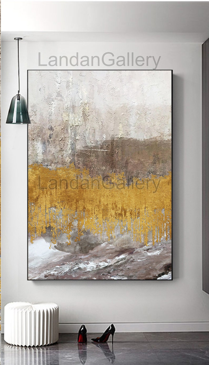 Printable Wall Art Trend Gallery Art Abstract Painting Gold Etsy