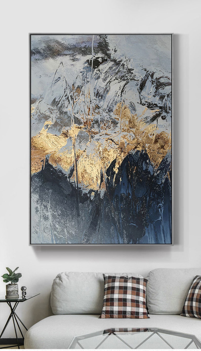 Abstract Extra Large Wall Art Mountain Print Wall Art on Etsy UK