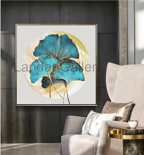 Gold foil painting deals