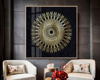 Abstract kaleidoscope background, kaleidoscope texture, Unique and inimitable design, Geometrical symmetrical ornament, wall art print