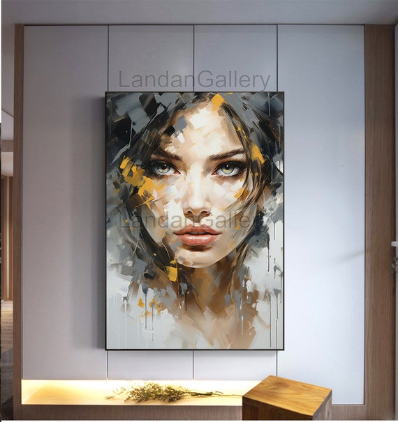 Abstract paintings sale of women's faces