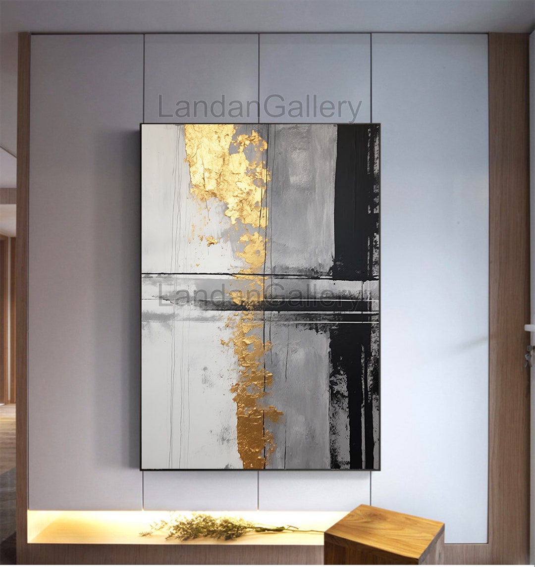 Curated visual reference: Picture Idea: Wall Art Printable Home Decor Digital Gold And Black With