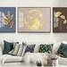 Golden Wall Art Prints, Canvas Prints, Paper Prints, Poster, Luxury ...