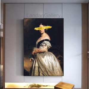 Queen Victoria (1837-1901) 1842 Wandkunst, Leinwanddrucke, Gerahmte Drucke, Wand Peelings, Goldene Pinsel, Giclée-Druck, hochwertige Kunstdrucke