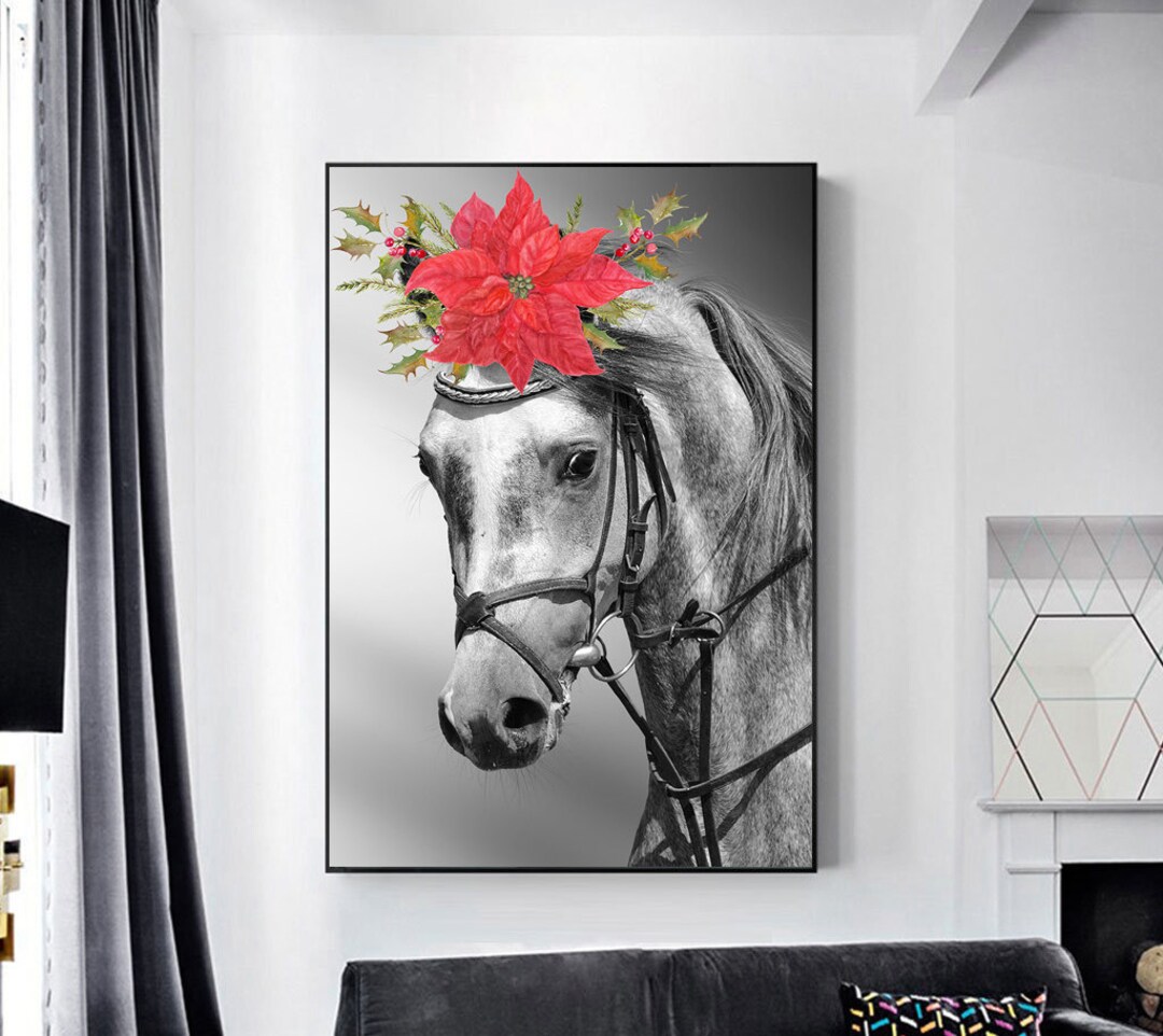 Printable Arabian Horse Print, Horse Wall Art, Horse Gifts, Horse Decor ...