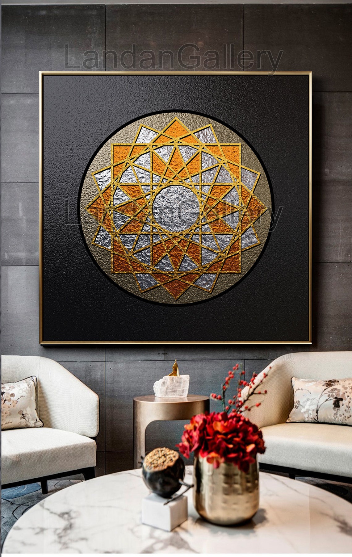 Luxury Wall Art Printable Kaleidoscope Symmetrical Graphics - Etsy