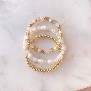 Pearl Baby Bracelet, Fresh Water Pearls, Newborn Toddler Bracelet, Baby Shower Gift, First Communion, New Born Baby Girl Gift, Toddler Girl