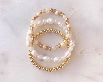 Pulsera de bebé perla, perlas de agua dulce, pulsera para niños recién nacidos, regalo de baby shower, primera comunión, regalo de niña recién nacida, niña pequeña