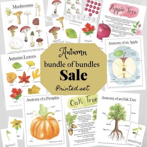 HARD COPY Mega Sale Bundle of Bundles - Fall | Charlotte Mason, Homeschool, Printable, Fall, Nature School