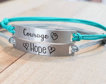 Wort des Jahres 2026-Neujahr 2026-Mantra Armband-Custom Armband-Wasserdicht Armband-Bar Armband personalisiert-Hallo 2026