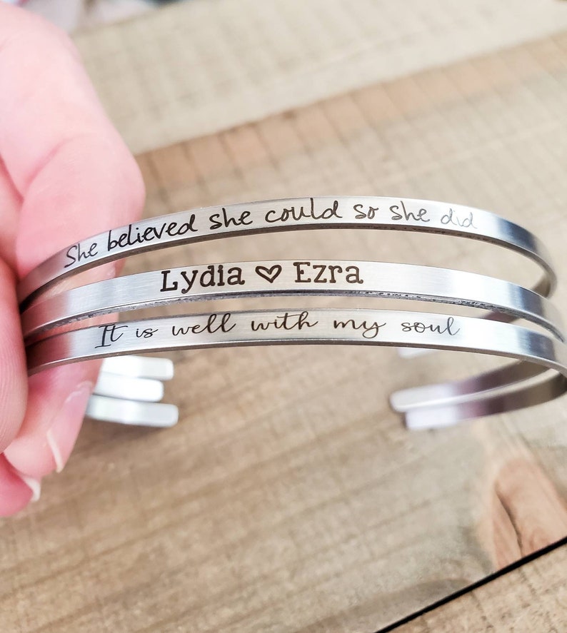 Memorial Bracelet for Womenremembrance Braceletpersonalized Etsy