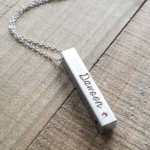 Mothers birthstone necklace-personalized gift for mom-personalized birthstone necklace-kids name necklace-grandmothers necklace